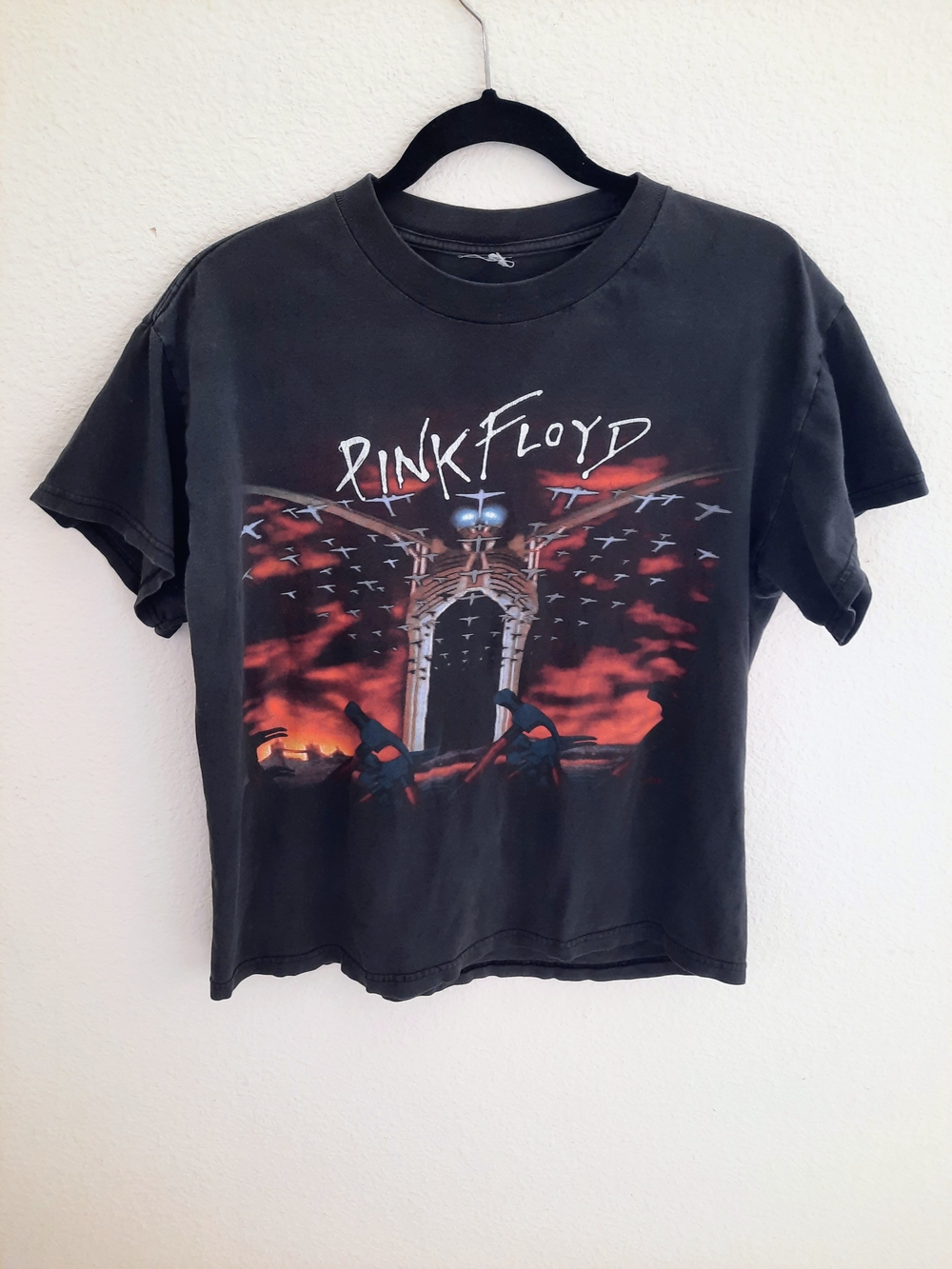 Pink Floyd Graphic Band Tee - Black with Red Detail